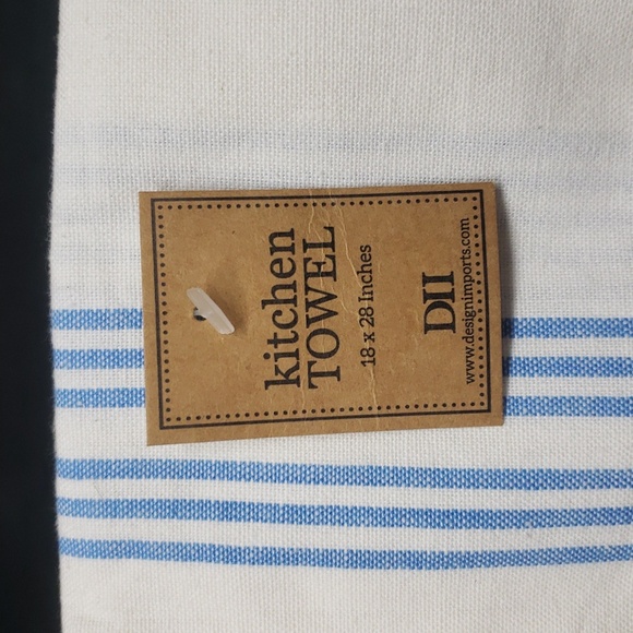 Design Imports NWT 100% Cotton Kitchen Towel Set/2 with Watermelon Design - Picture 2 of 6